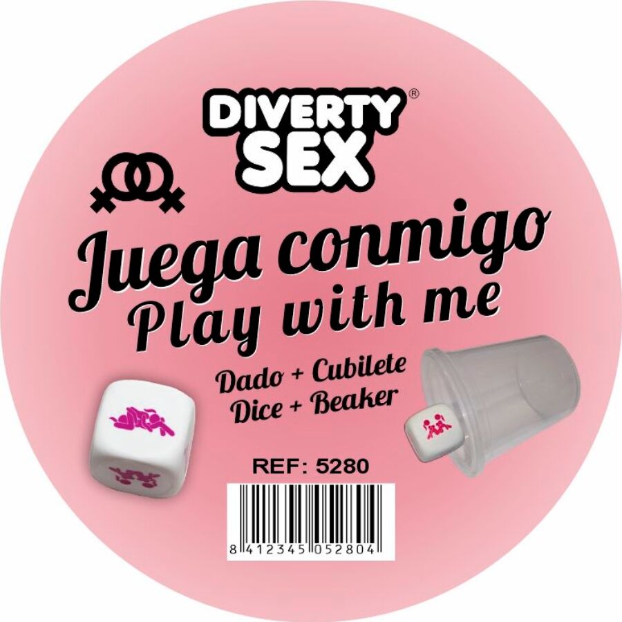 DIABLO PICANTE - DADOS DUROS BRANCOS COM POSIÇÕES DE MULHER E CUBO