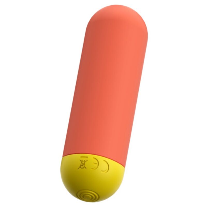 ROMP - RIOT MULTIFUNCIONAL VIBRATÓRIO BULLET LARANJA + AMARELO - Image 2