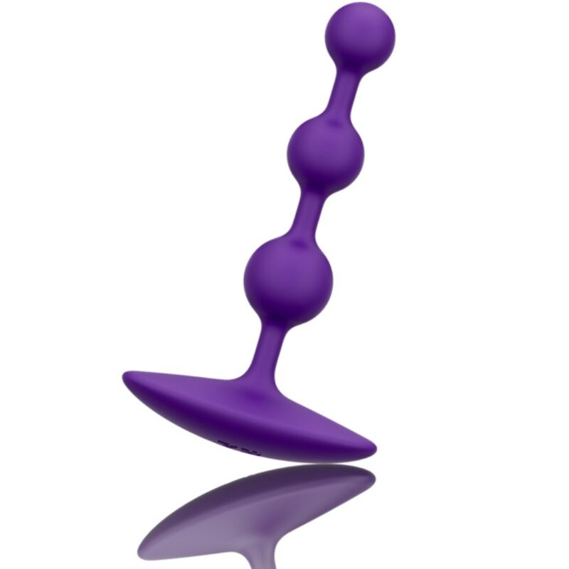 ROMP - AMP CONTAS ANAL DE SILICONE FLEXÍVEIS ROXAS 12,5 CM ROXAS - Image 3