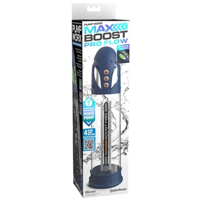 PUMP WORX - MAX BOOST PRO FLOW AZUL 30,5 cm - Image 4