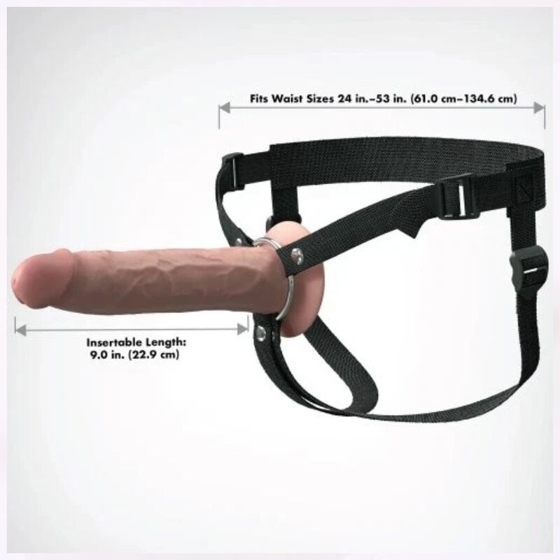 FANTASY X-TENSIONS - ELITE REALISTIC HOLLOW STRAP-ON 24.1 CM - Image 5