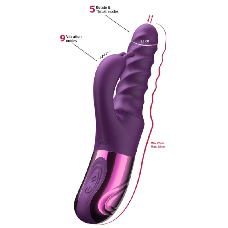 SHE.E.O - VIBRADOR REDEMOINHO COELHO ROXO - Image 3