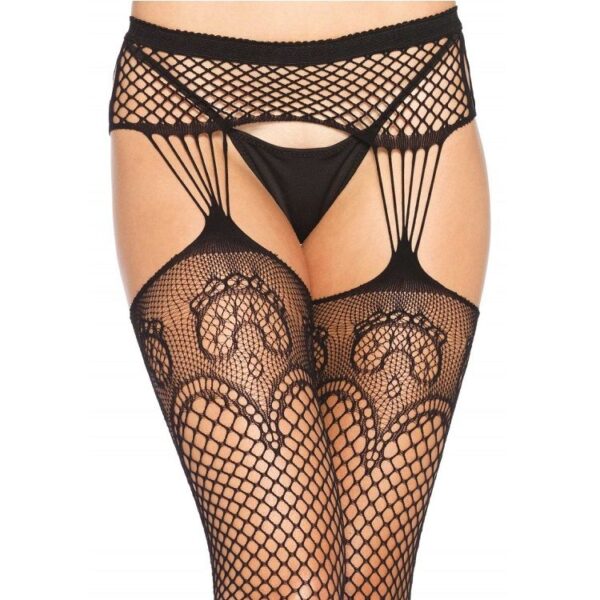 LEG AVENUE - MEIAS NET COM LINHAS LIGAS - Image 2
