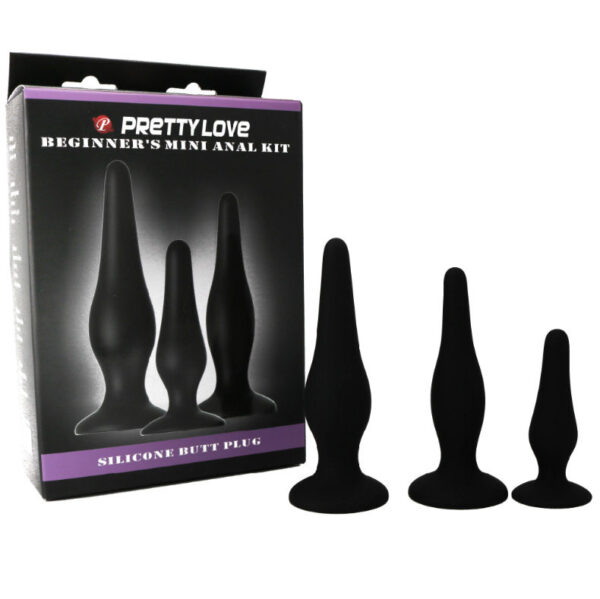 PRETTY LOVE - KIT DE INICIAO DE SILICONE PARA PLUGS ANAIS - Image 4