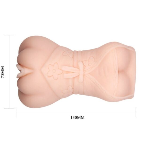 CRAZY BULL - MASTURBADOR DE PELE DE GUA VAGINA MODELO 4 - Image 3