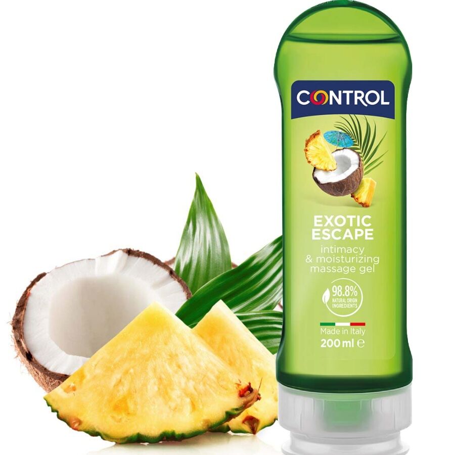 CONTROL - 2 EN 1 MASSAGEM  PRAZER EXÓTICO 200 ML