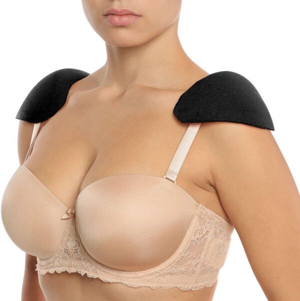 BYE-BRA - SUPORTE PROTETORES DE OMBRO PRETO - Image 3