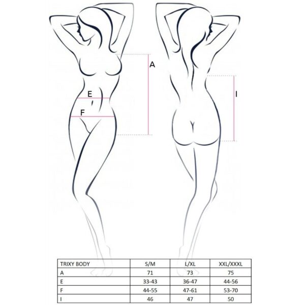 PASSION - WOMAN TRIXY TEDDY NEGRO TALLA L/XL - Image 2