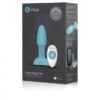 B-VIBE - RIMMING CONTROLE REMOTO PLUG ANAL PETITE TEAL - Image 3