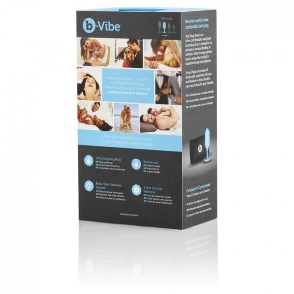 B-VIBE - PLUG ANAL SNUG 3 AZUL CÉU - Image 4