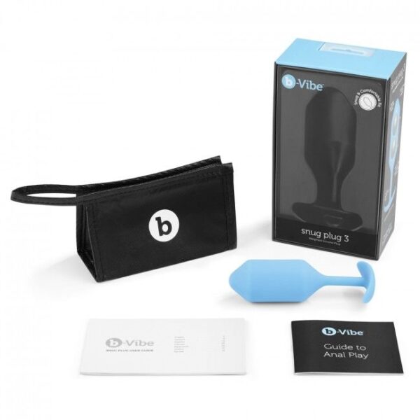 B-VIBE - PLUG ANAL SNUG 3 AZUL CÉU - Image 5