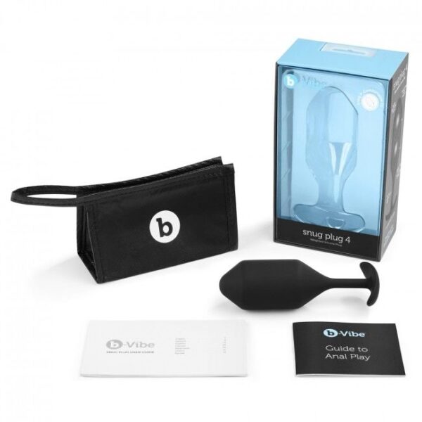 B-VIBE - PLUG ANAL SNUG 4 PRETO - Image 5