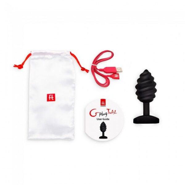 G-VIBE - GPLUG TWIST COM VIBRAO PRETO - Image 2