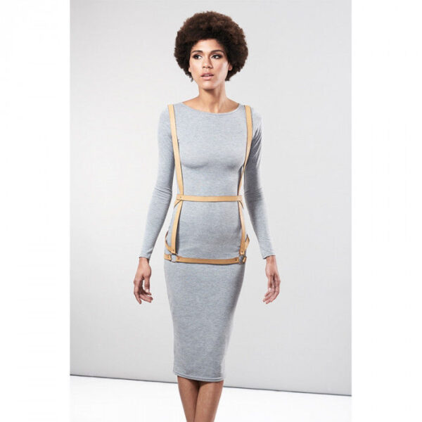 BIJOUX - INDISCRETS MAZE HARNESS FORMA DE VESTIDO - MARROM - Image 3