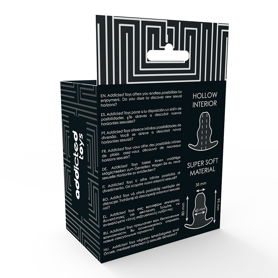 ADDICTED TOYS - DILATADOR ANAL MÉDIO 9.5 CM - TRANSPARENTE - Image 5