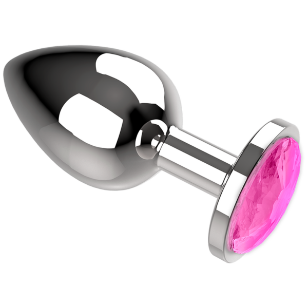 COQUETTE CHIC DESIRE - ANAL PLUG METAL COR ROSA TAMANHO L 4 X 9 CM - Image 3