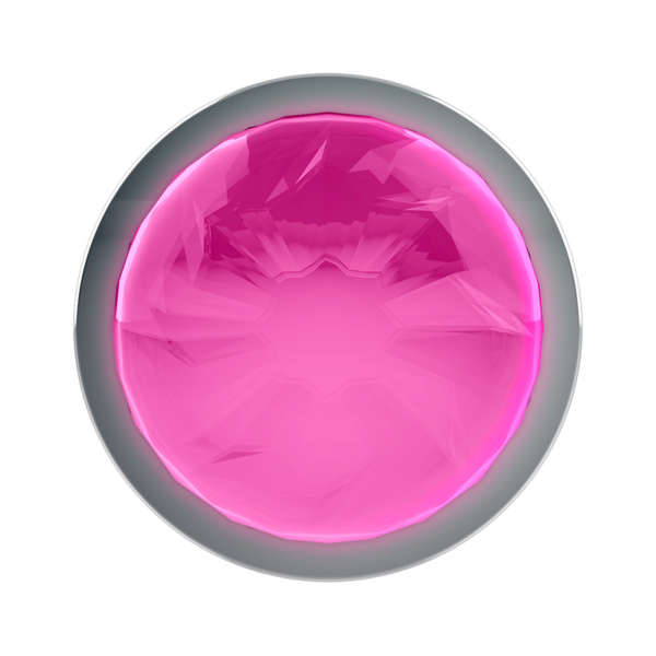 COQUETTE CHIC DESIRE - ANAL PLUG METAL COR ROSA TAMANHO L 4 X 9 CM - Image 4