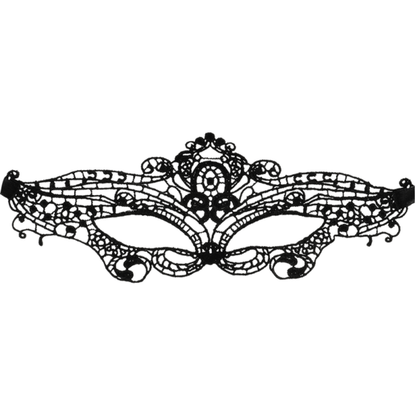 COQUETTE CHIC DESIRE - MSCARA DE RENDA PRETA FINA - Image 3